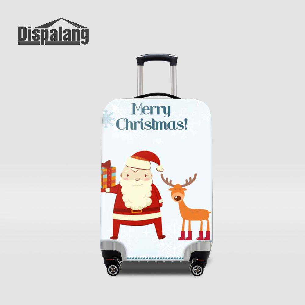 Waterproof Suitcase Cover Protector - Christmas Santa Claus Luggage Cover, Waterproof