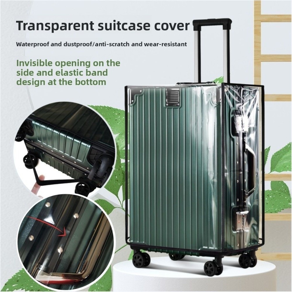 Luggage Protective Cover Transparent - 18-30 Inch Travel Luggage Cover PVC