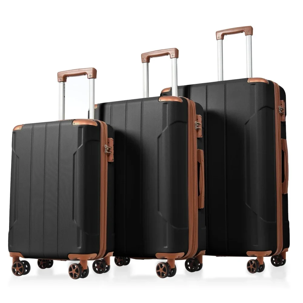 Expandable Hard Shell Luggage Set - Luggage Sets 3 Piece, Expandable Hard
