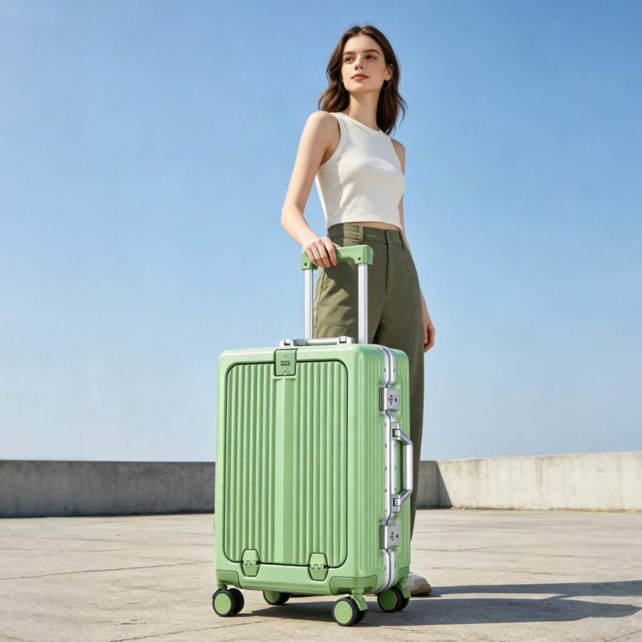 Front Opening Laptop Luggage 24 Inch - Tidal flash 20/24 Inch Front Opening