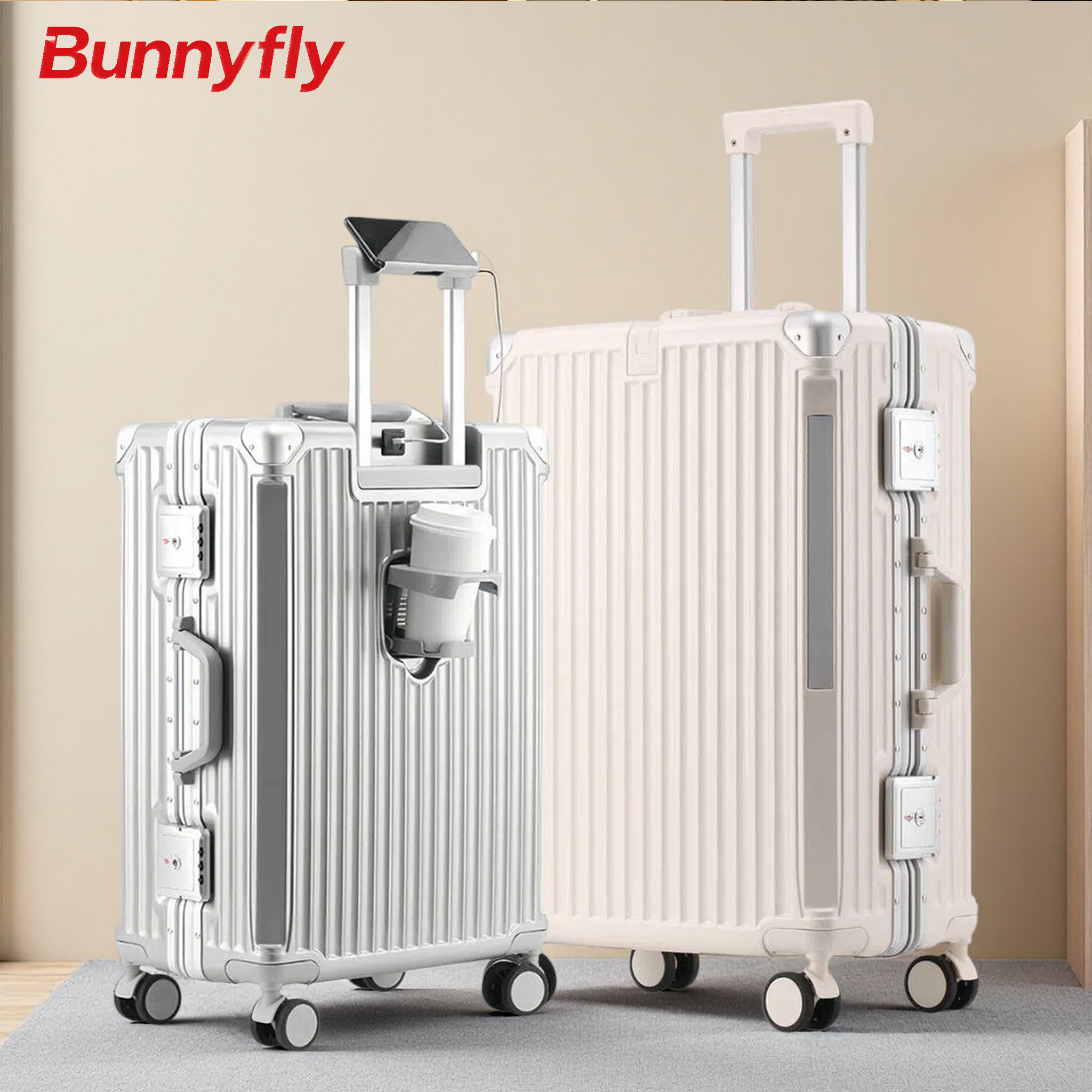 BunnyFly 20 24 26 Carry-On Lug - огляд і ціна Aluminum Frame Carry On Luggage