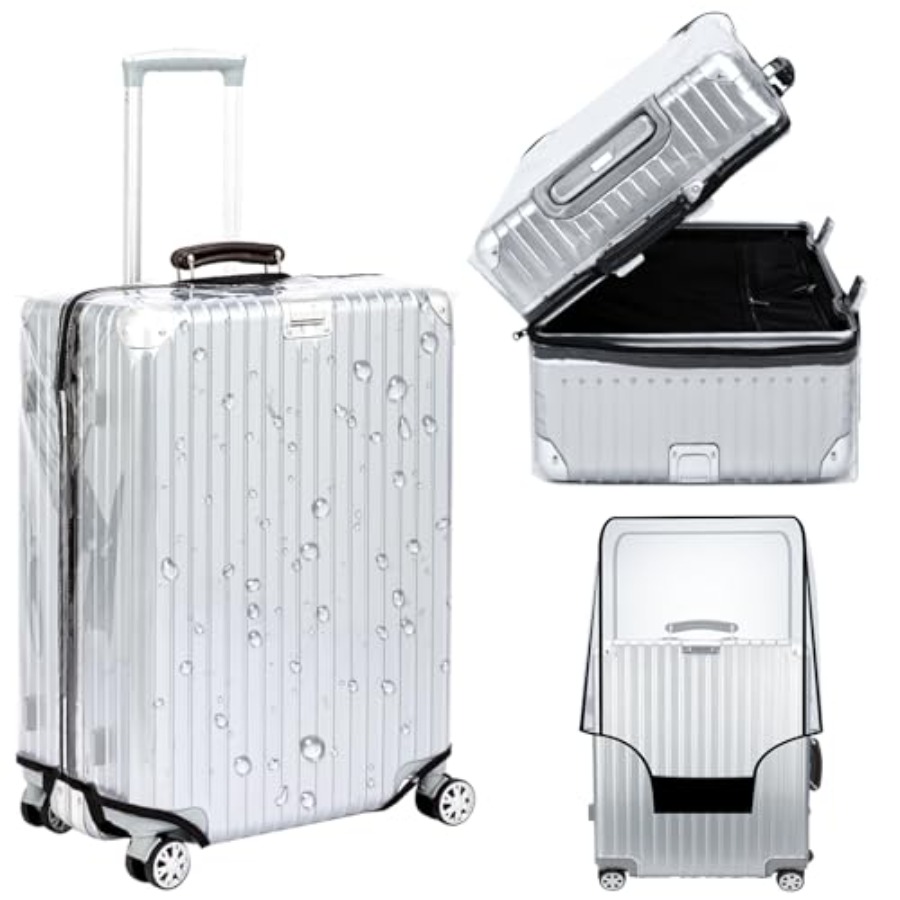 Veki Clear Suitcase Cover PVC  - огляд і ціна Luggage Protective Cover Transparent