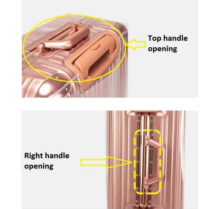 Waterproof Wheeled Suitcase Du - огляд і ціна Luggage Protective Cover Transparent