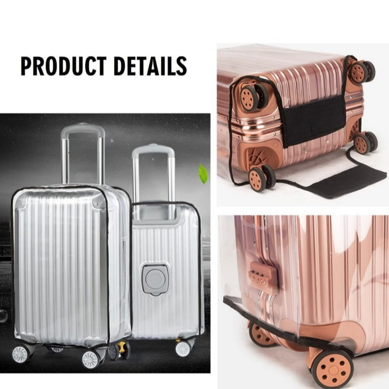 Waterproof Wheeled Suitcase Du - огляд і ціна Luggage Protective Cover Transparent