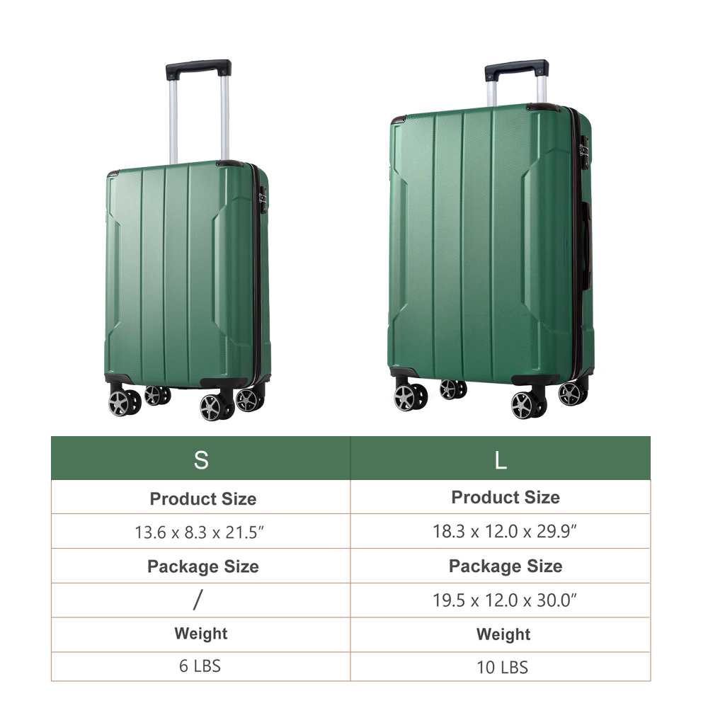 2 Piece Expandable Hardshell A - огляд і ціна Expandable Hard Shell Luggage Set