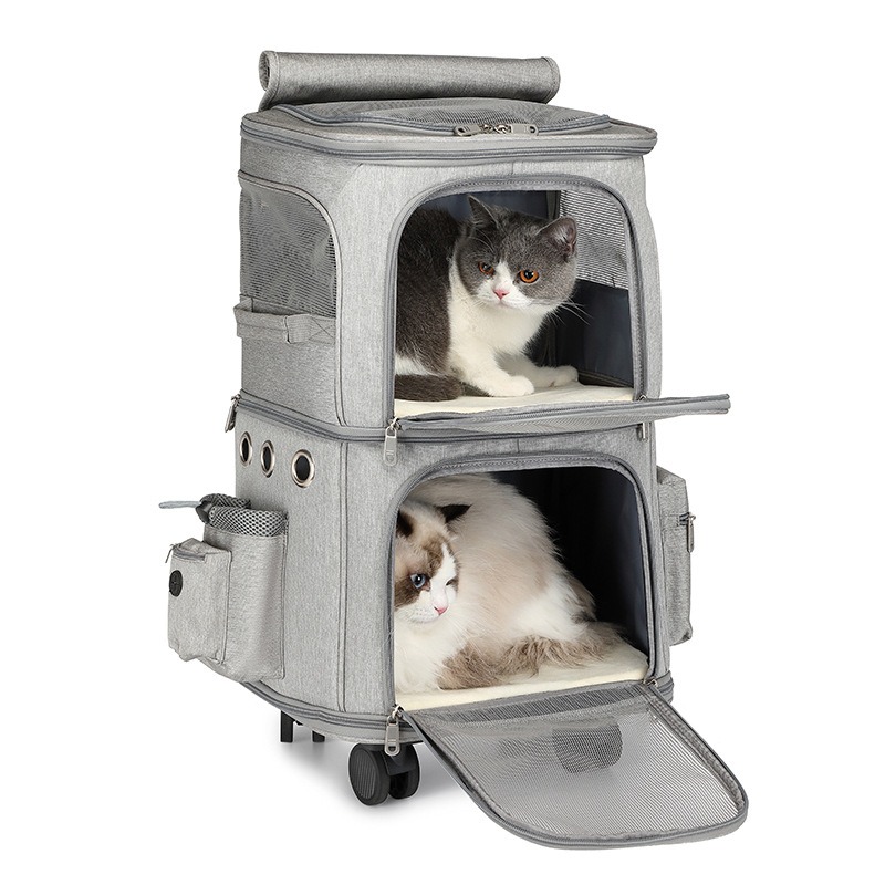 Hanbang Double Layer Pet Rolli - огляд і ціна Foldable Rolling Luggage Bag