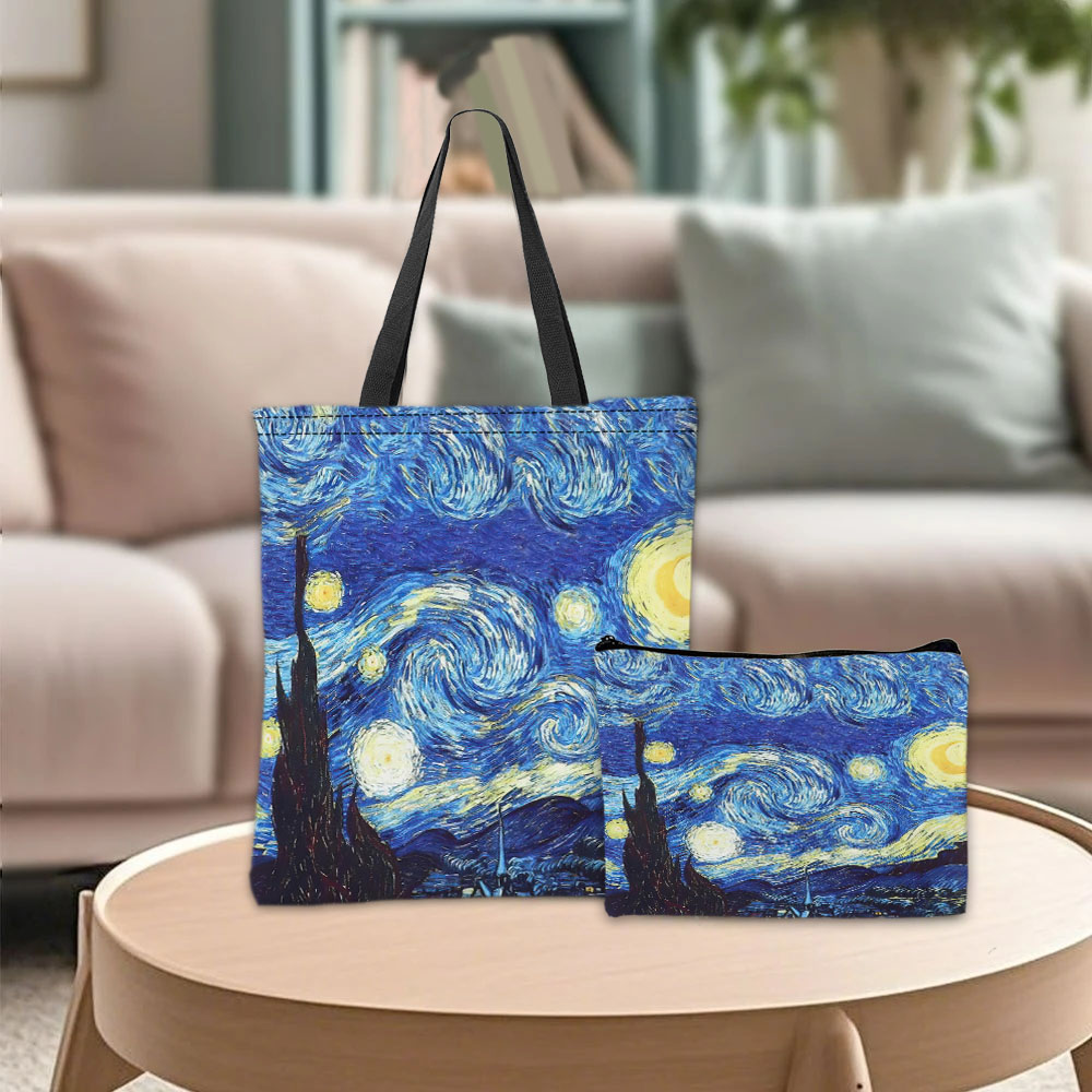 Van Gogh Series Tote Bag Cosme - огляд і ціна Cosmetic Bags