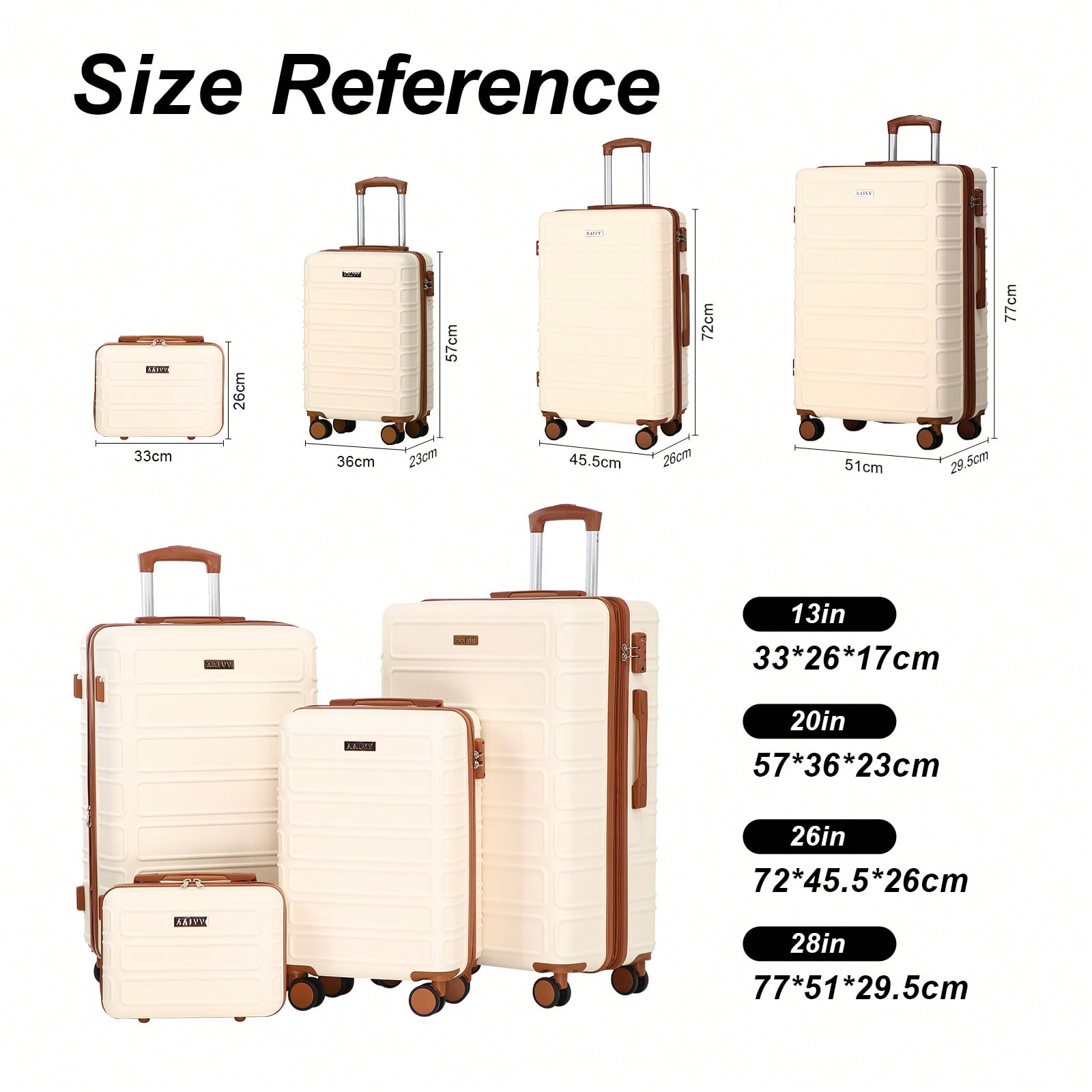 4-In-1 Expandable ABS Luggage  - огляд і ціна Expandable Hard Shell Luggage Set