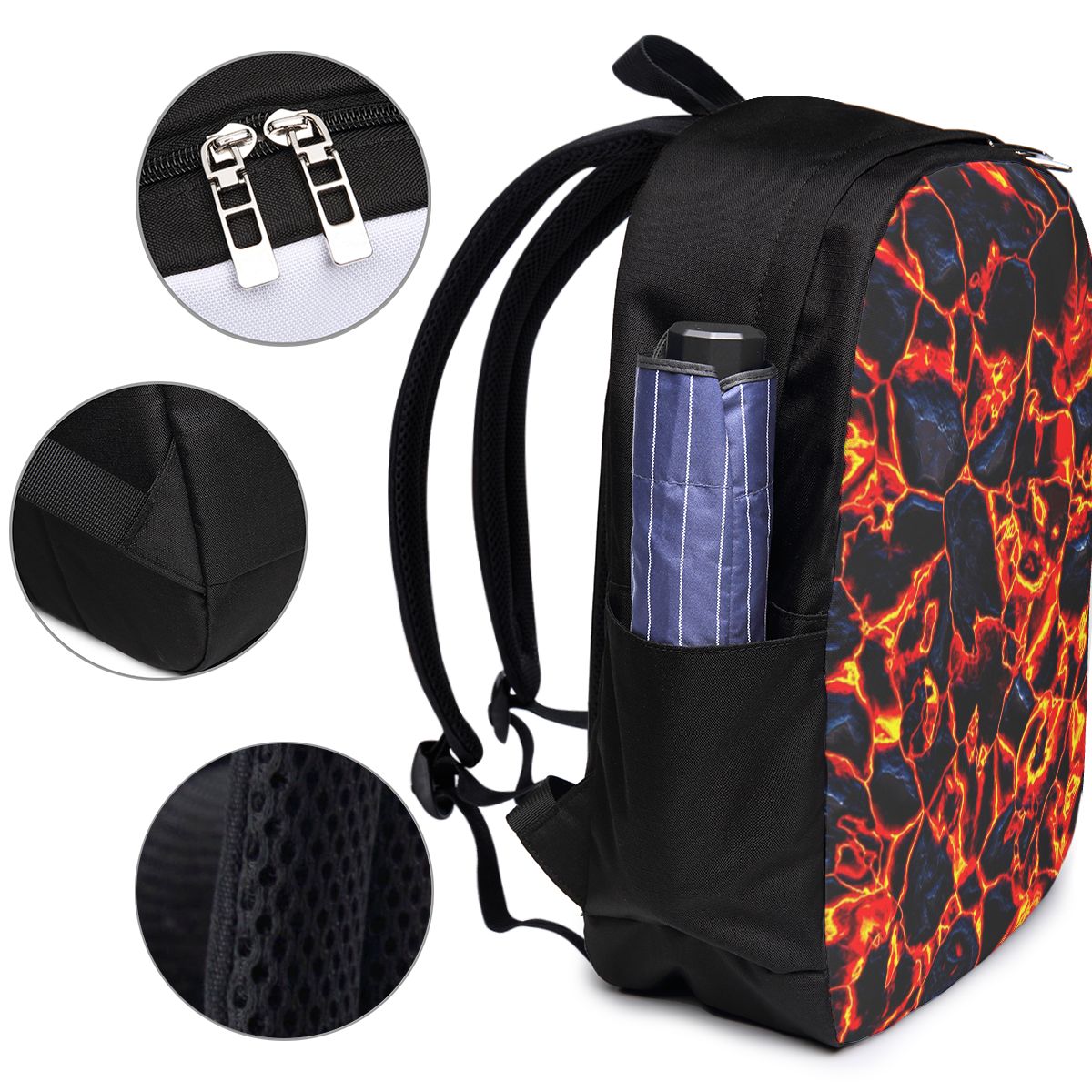 Magma Volcano Lava Fire Backpa - огляд і ціна Travel Bags