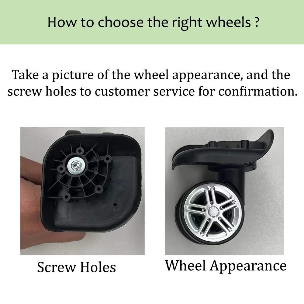 For W021 Universal Luggage Whe - огляд і ціна Silent Replacement Luggage Wheels