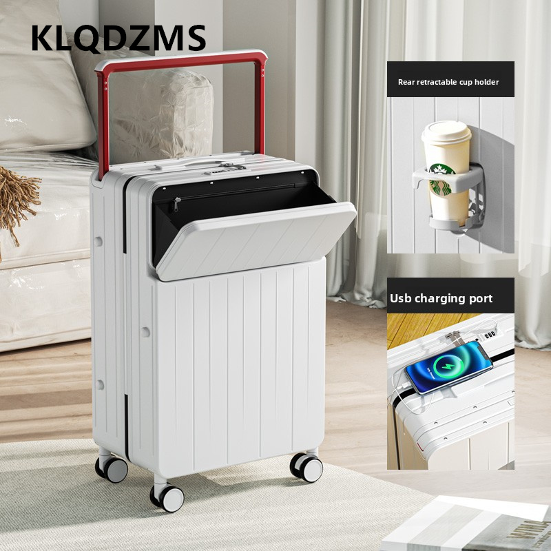 KLQDZMS Multifunctional Suitca - огляд і ціна Front Opening Laptop Luggage 24 Inch