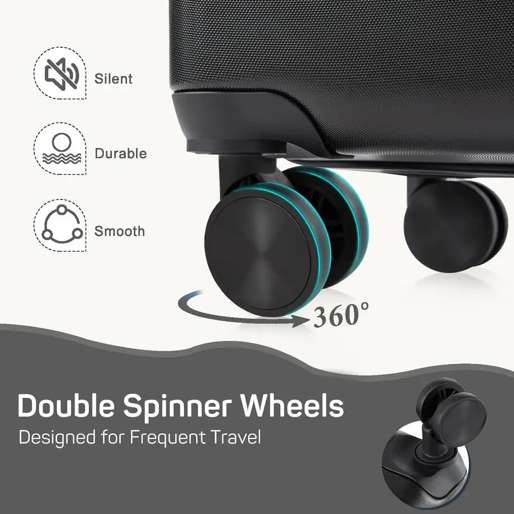 3-Piece Hard Shell Spinner Lug - огляд і ціна Expandable Hard Shell Luggage Set