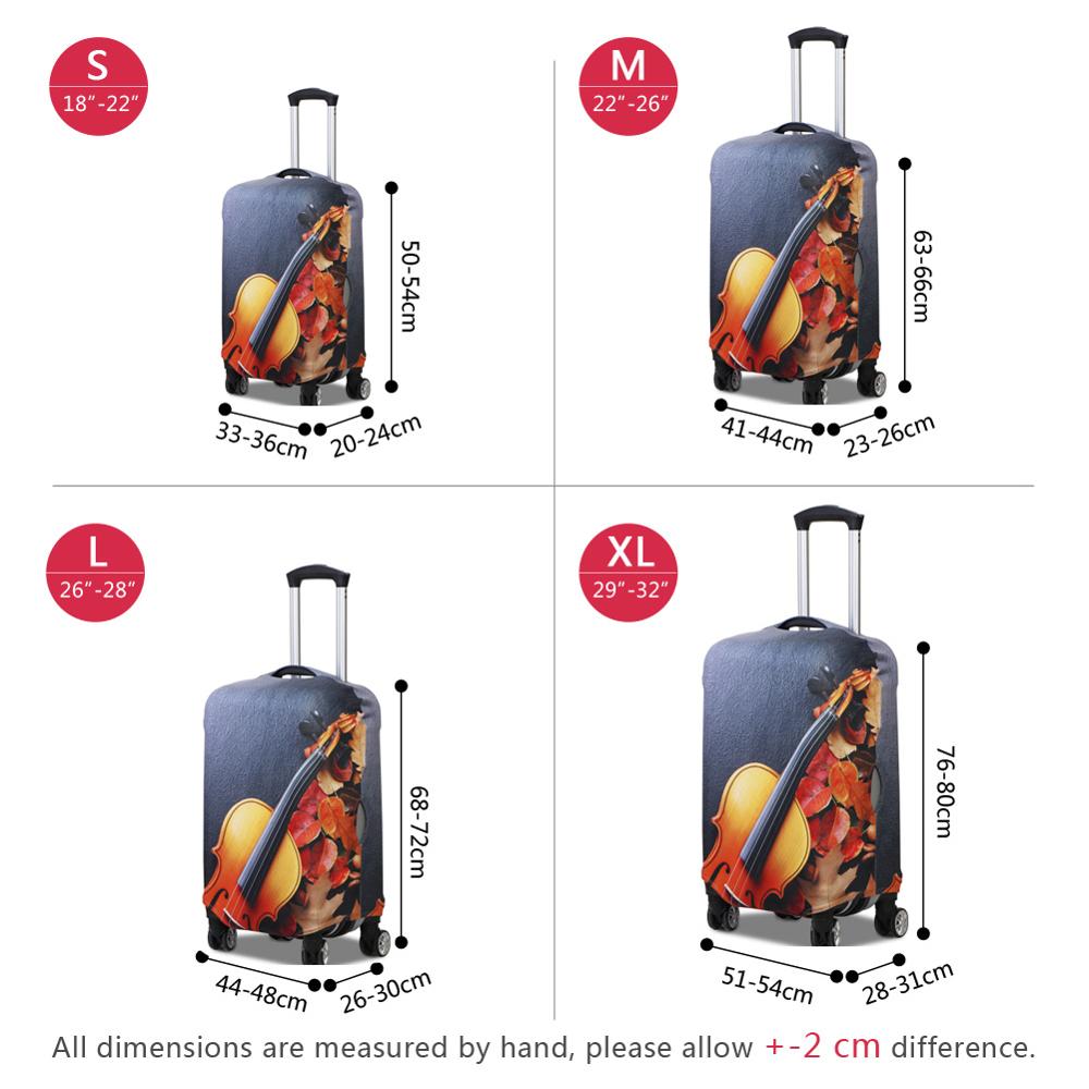 Women's Custom Cartoon Print L - огляд і ціна Waterproof Suitcase Cover Protector