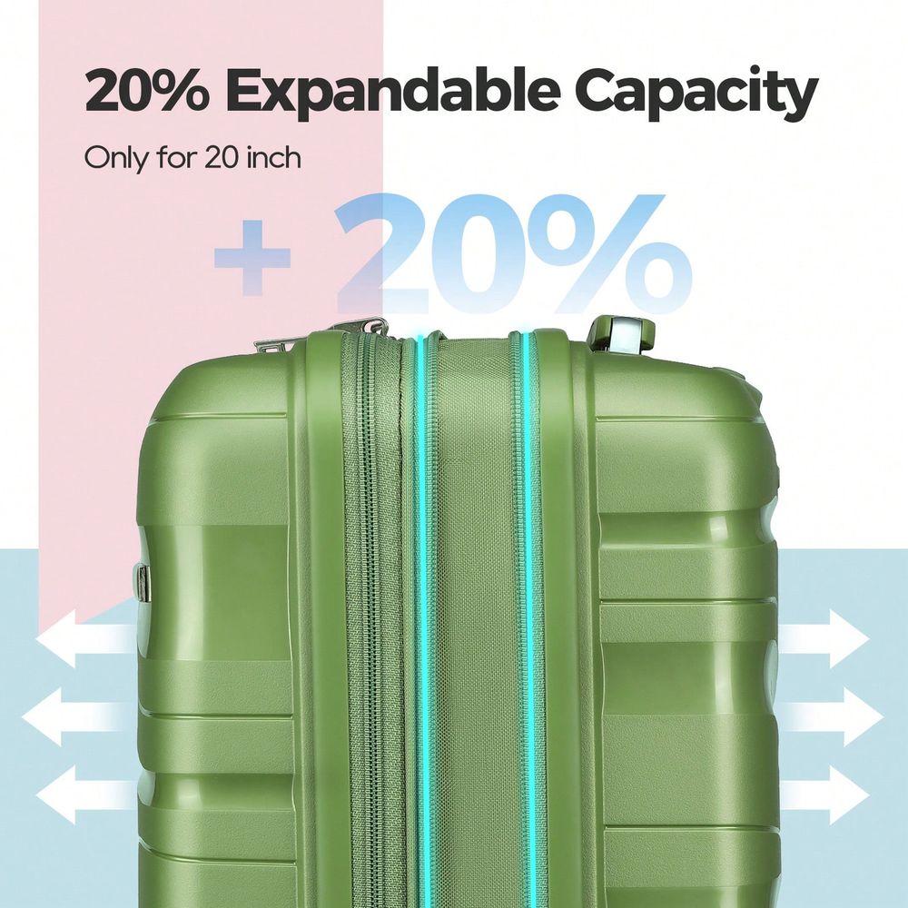 3Piece Hardshell Luggage Set,  - огляд і ціна Expandable Hard Shell Luggage Set