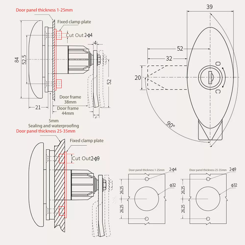 Caravan T-Handle Lock With 2 K - огляд і ціна Luggage