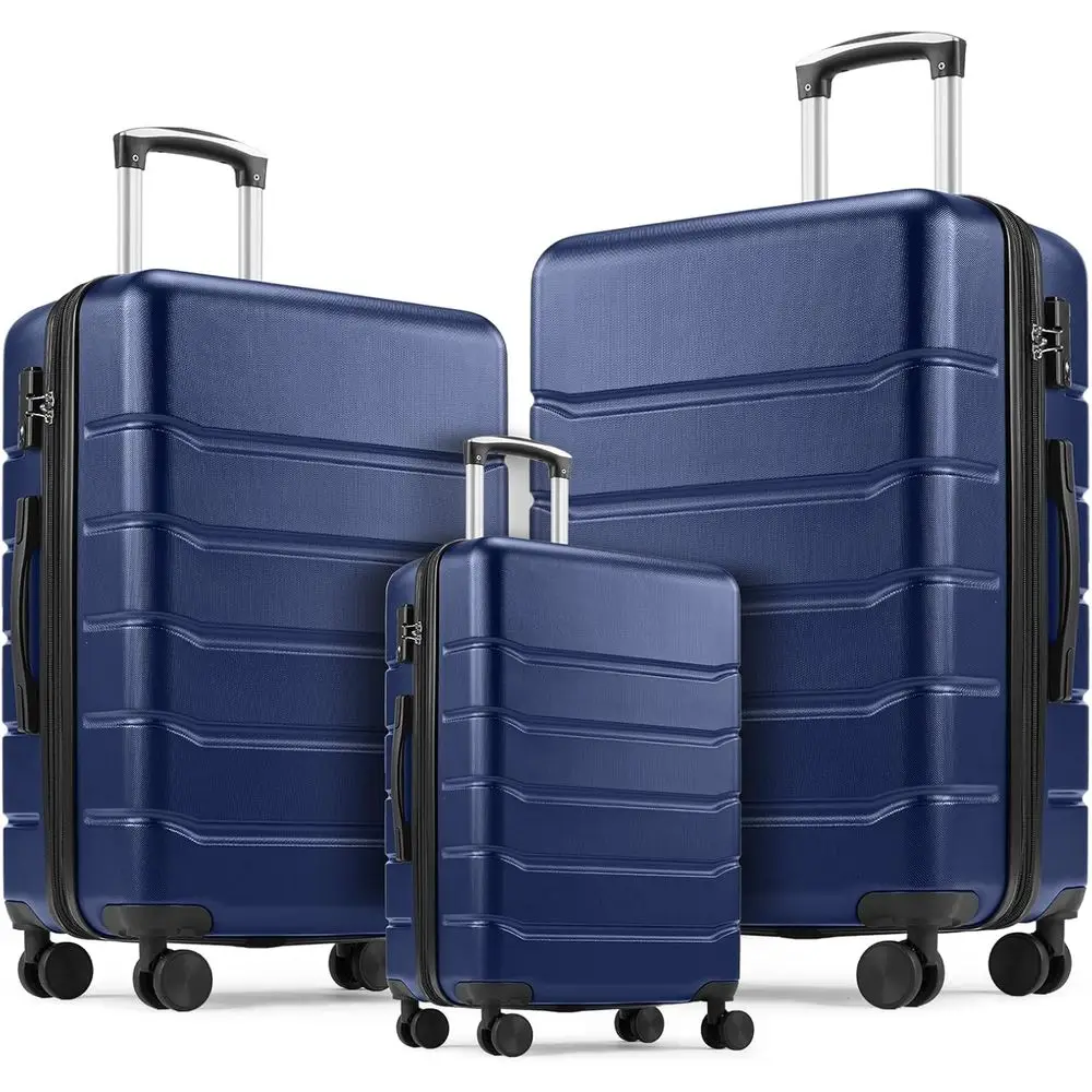 3-Piece Hardshell Expandable L - огляд і ціна Expandable Hard Shell Luggage Set