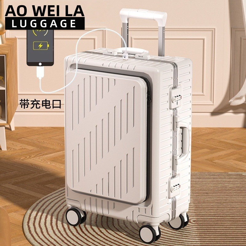 Front Opening Business Luggage - огляд і ціна Aluminum Frame Carry On Luggage