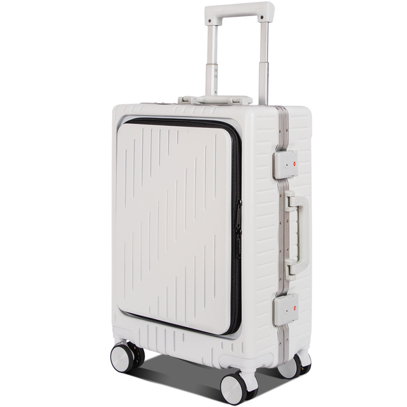 Front Opening Business Luggage - огляд і ціна Aluminum Frame Carry On Luggage