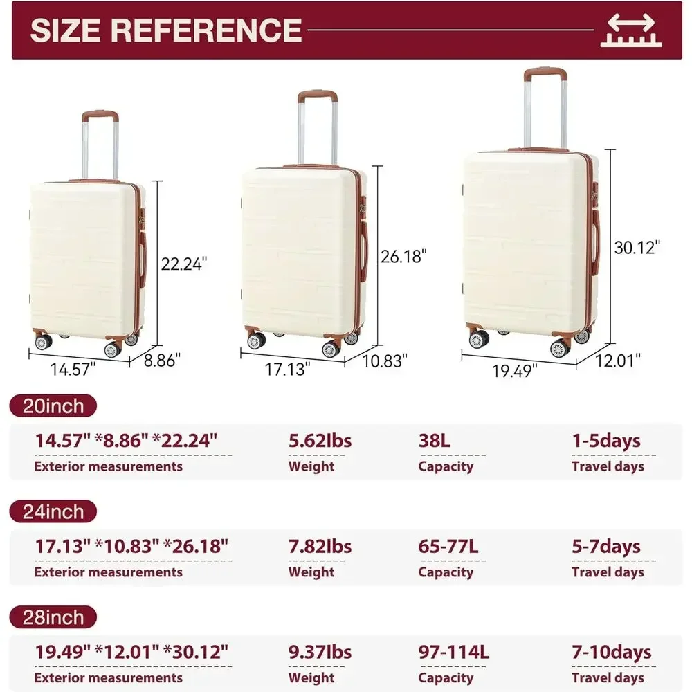 Expandable 3-Piece Hardshell L - огляд і ціна Expandable Hard Shell Luggage Set