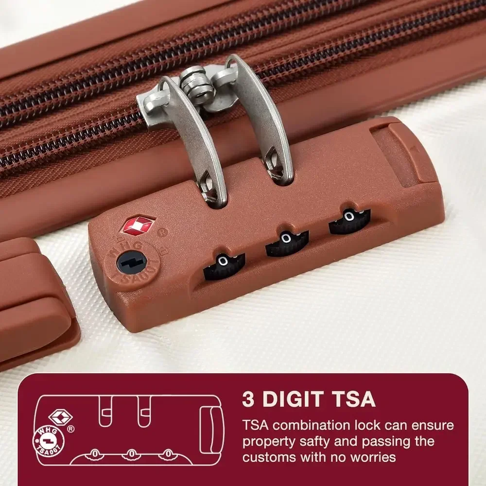 Expandable 3-Piece Hardshell L - огляд і ціна Expandable Hard Shell Luggage Set