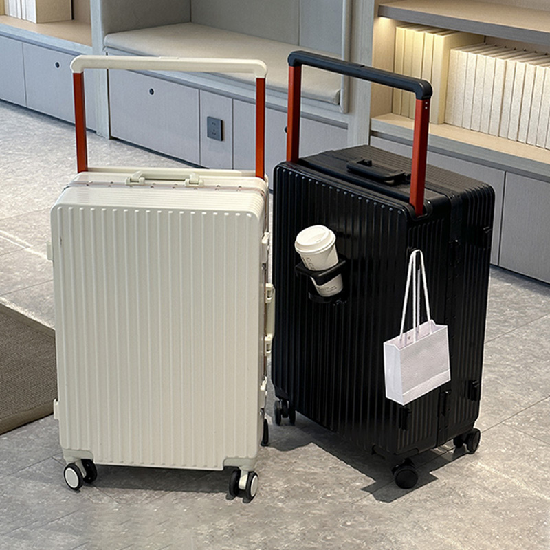 New Wide Handle Suitcase on Wh - огляд і ціна Aluminum Frame Carry On Luggage