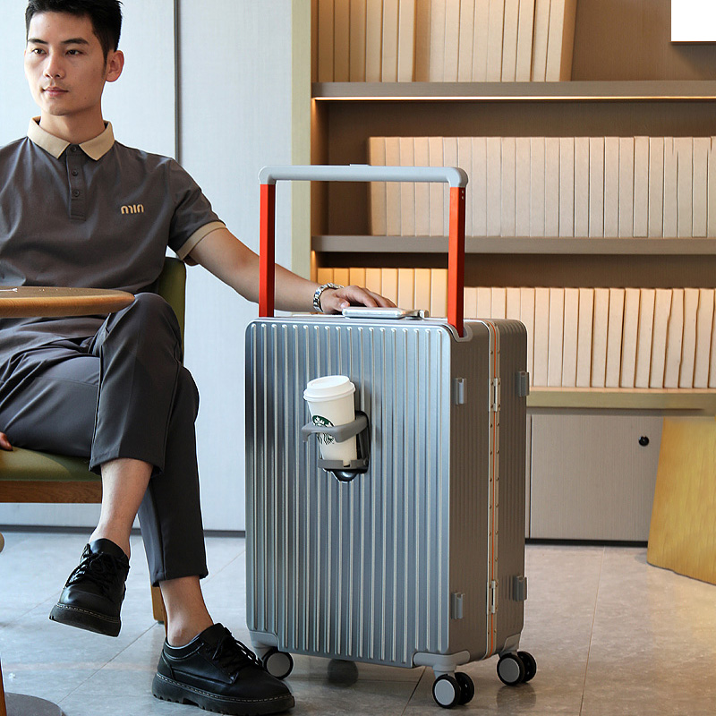 New Wide Handle Suitcase on Wh - огляд і ціна Aluminum Frame Carry On Luggage