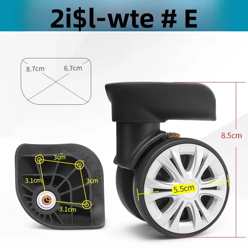 Red Eagle L-W suitcase univers - огляд і ціна Silent Replacement Luggage Wheels