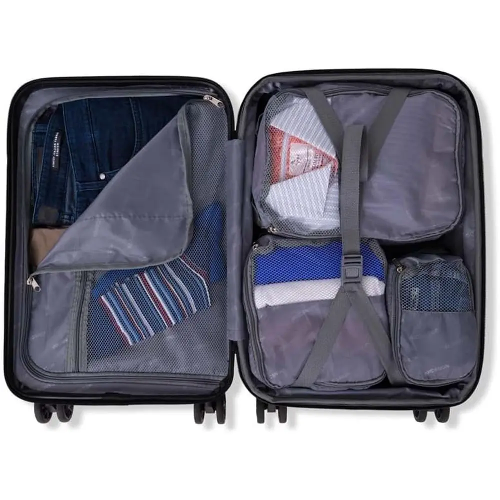 Expandable Spinner Luggage Set - огляд і ціна Expandable Hard Shell Luggage Set