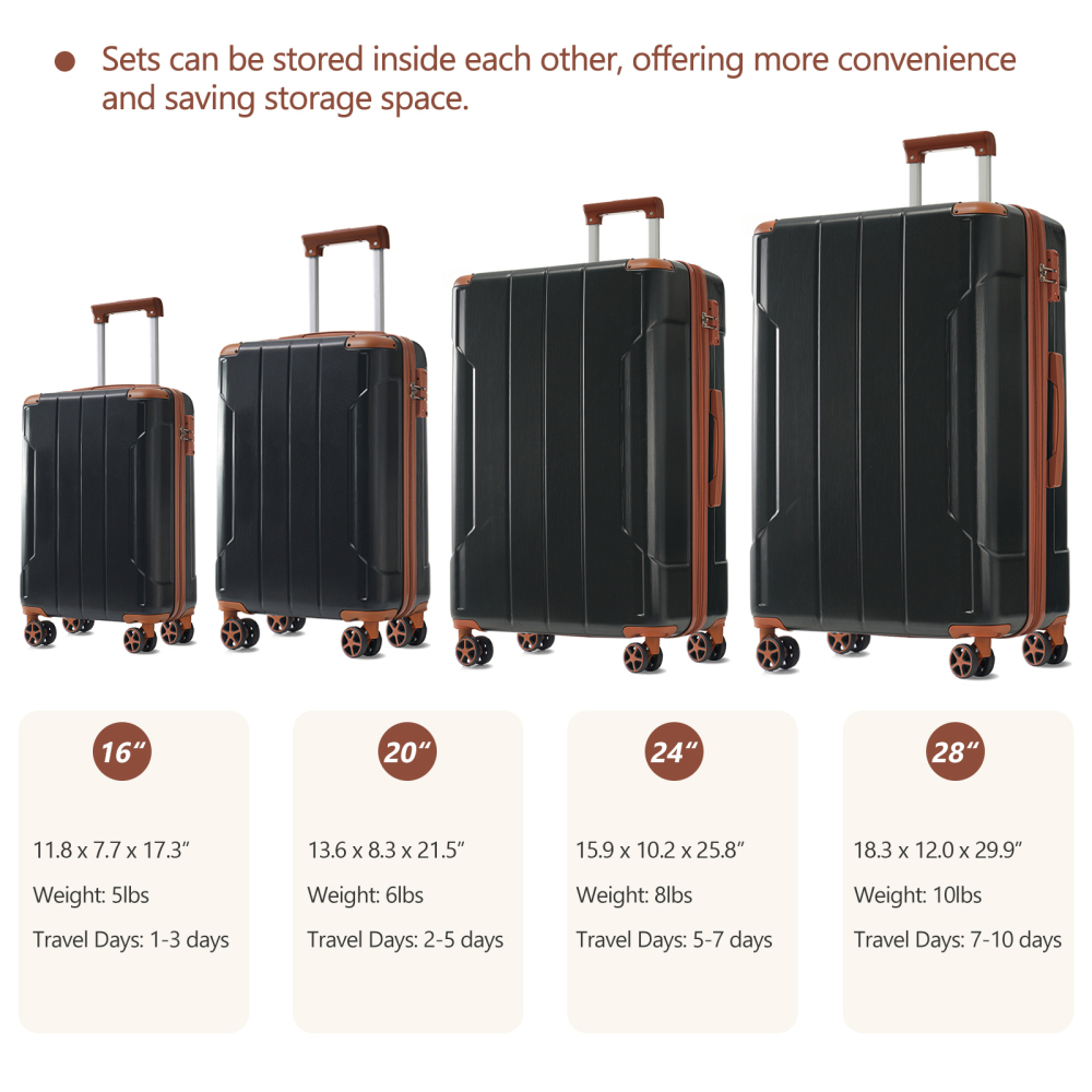 Hardshell Luggage Sets 6 Piece - огляд і ціна Expandable Hard Shell Luggage Set