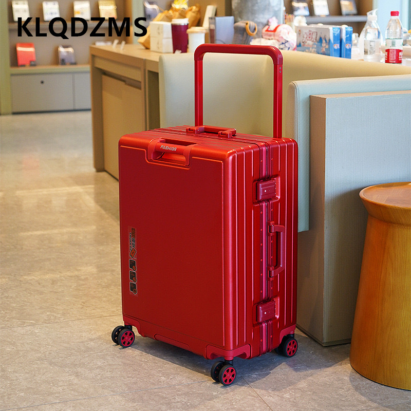 KLQDZMS Suitcase Aluminum Fram - огляд і ціна Aluminum Frame Carry On Luggage