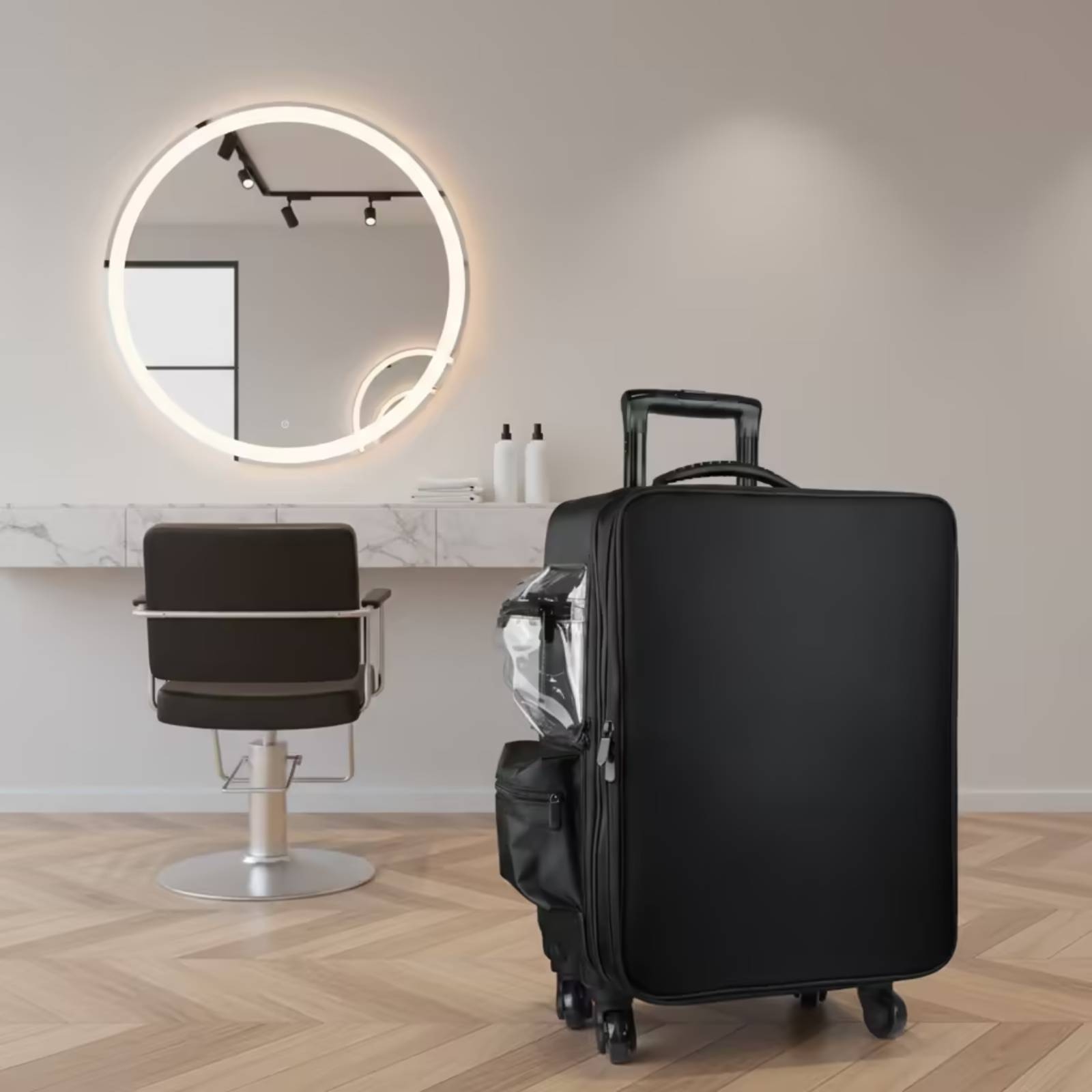 Makeup Case with Rotating Whee - огляд і ціна Backpacks