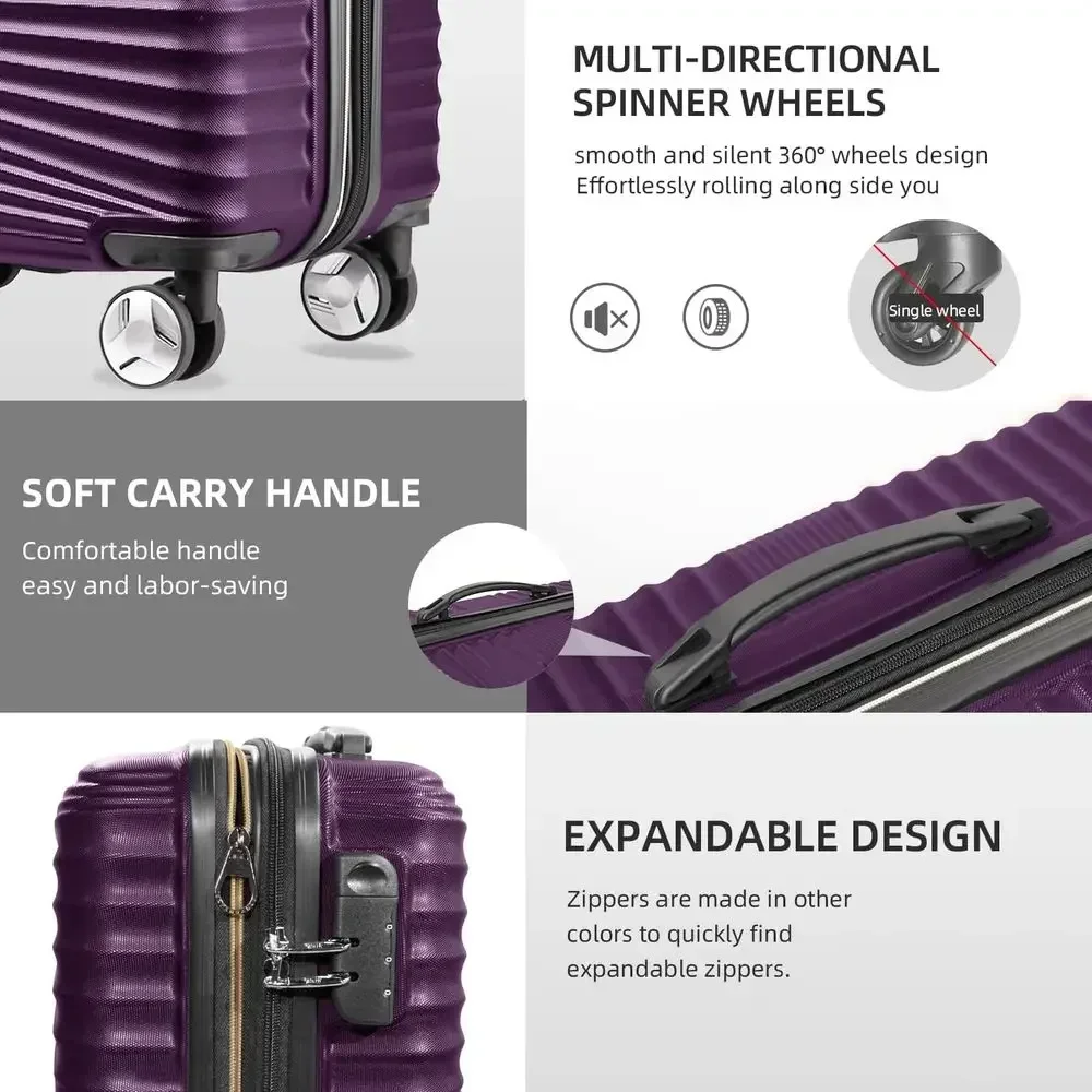 5-Piece Hard Shell Expandable  - огляд і ціна Expandable Hard Shell Luggage Set