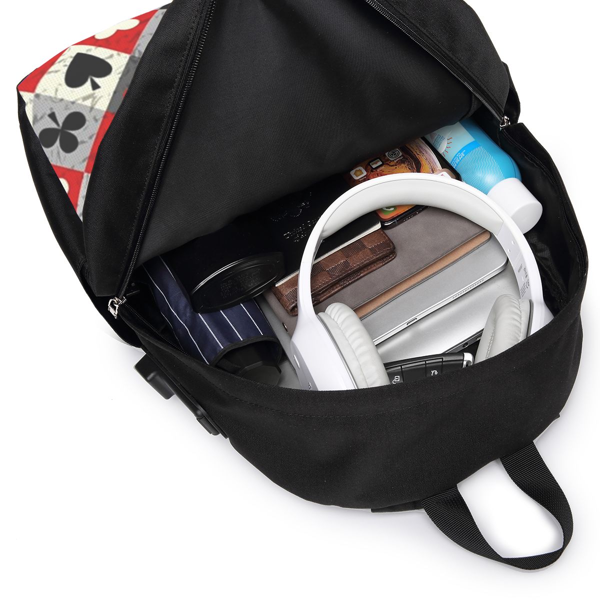 Playing Cards Poker Print Back - огляд і ціна Travel Bags