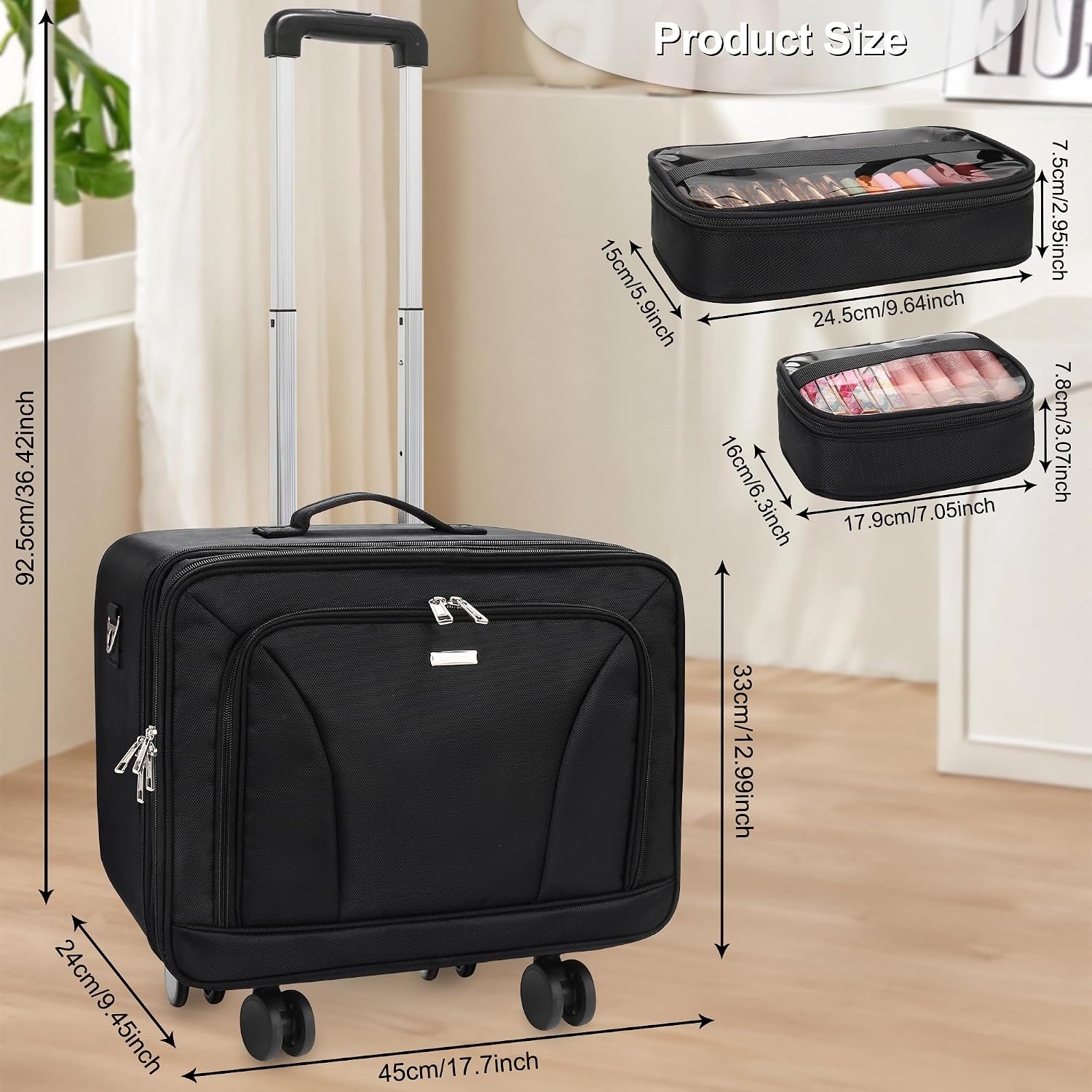Extra Large Rolling Makeup Tra - огляд і ціна Travel Bags