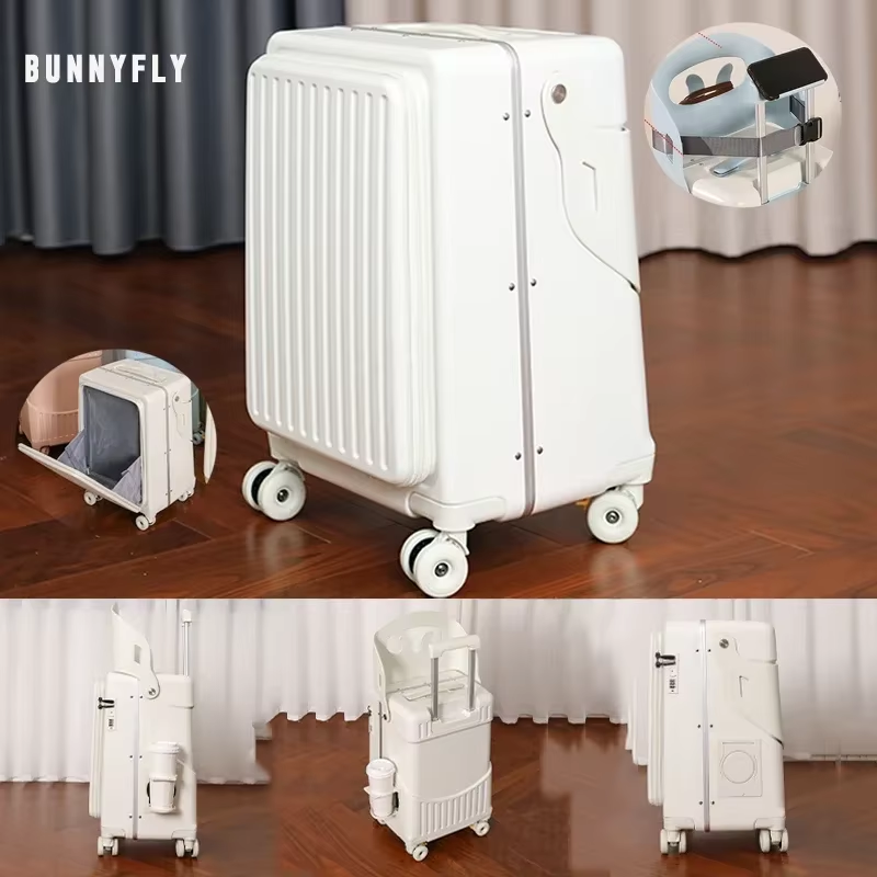 BunnyFly Wide Handle Carry-On  - огляд і ціна Aluminum Frame Carry On Luggage