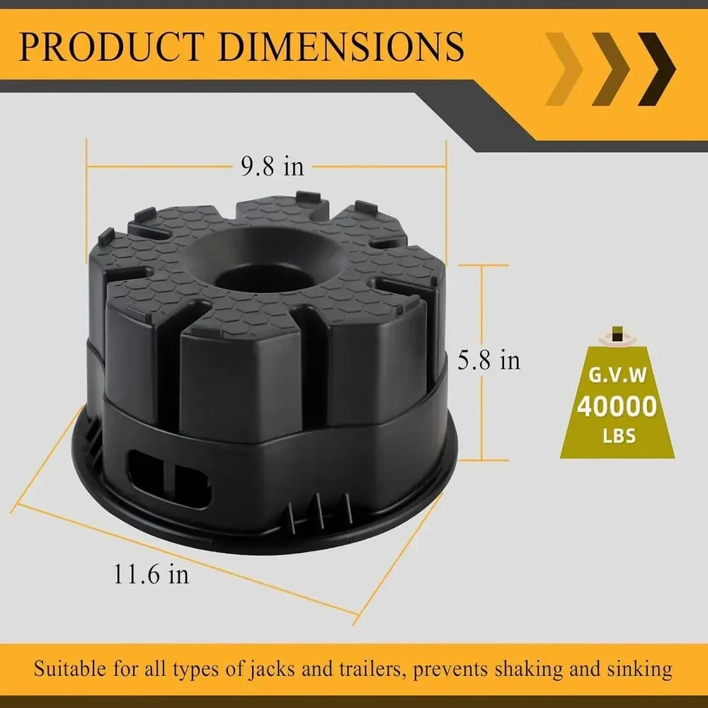 RV Trailer Jack Block with Bag - огляд і ціна Travel Bags
