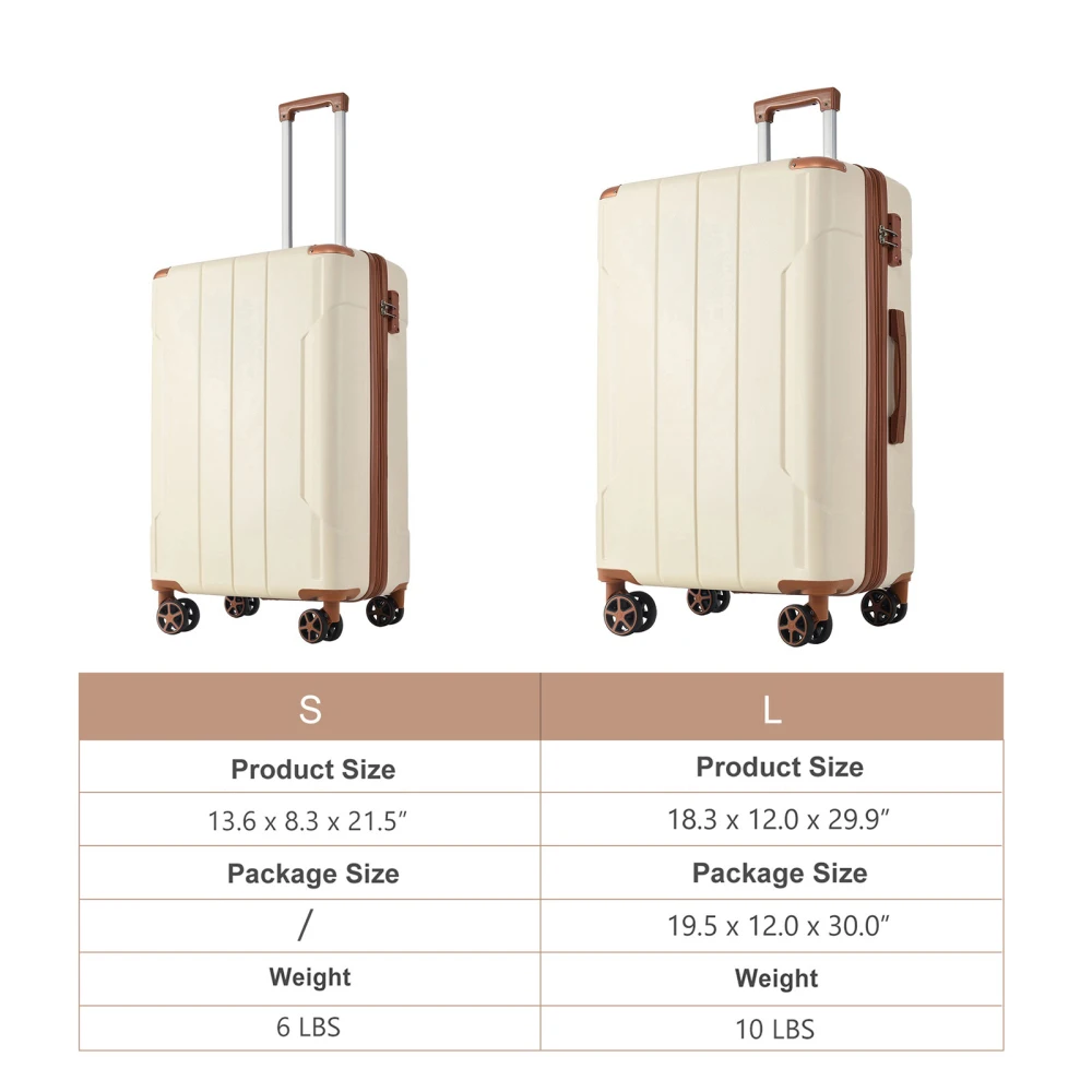 Hardshell ABS Luggage Sets 2 P - огляд і ціна Expandable Hard Shell Luggage Set