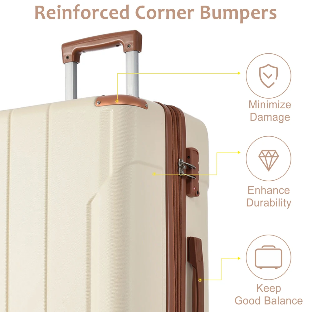 Hardshell ABS Luggage Sets 2 P - огляд і ціна Expandable Hard Shell Luggage Set
