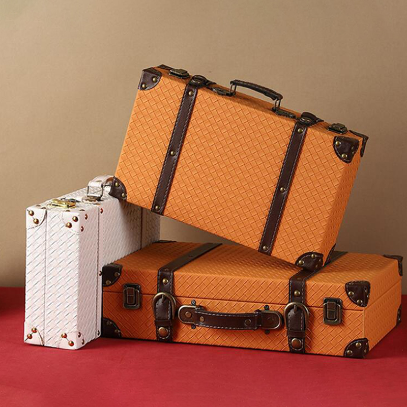 Vintage Wooden Suitcase Multi- - огляд і ціна Retro Vintage Trunk Suitcase