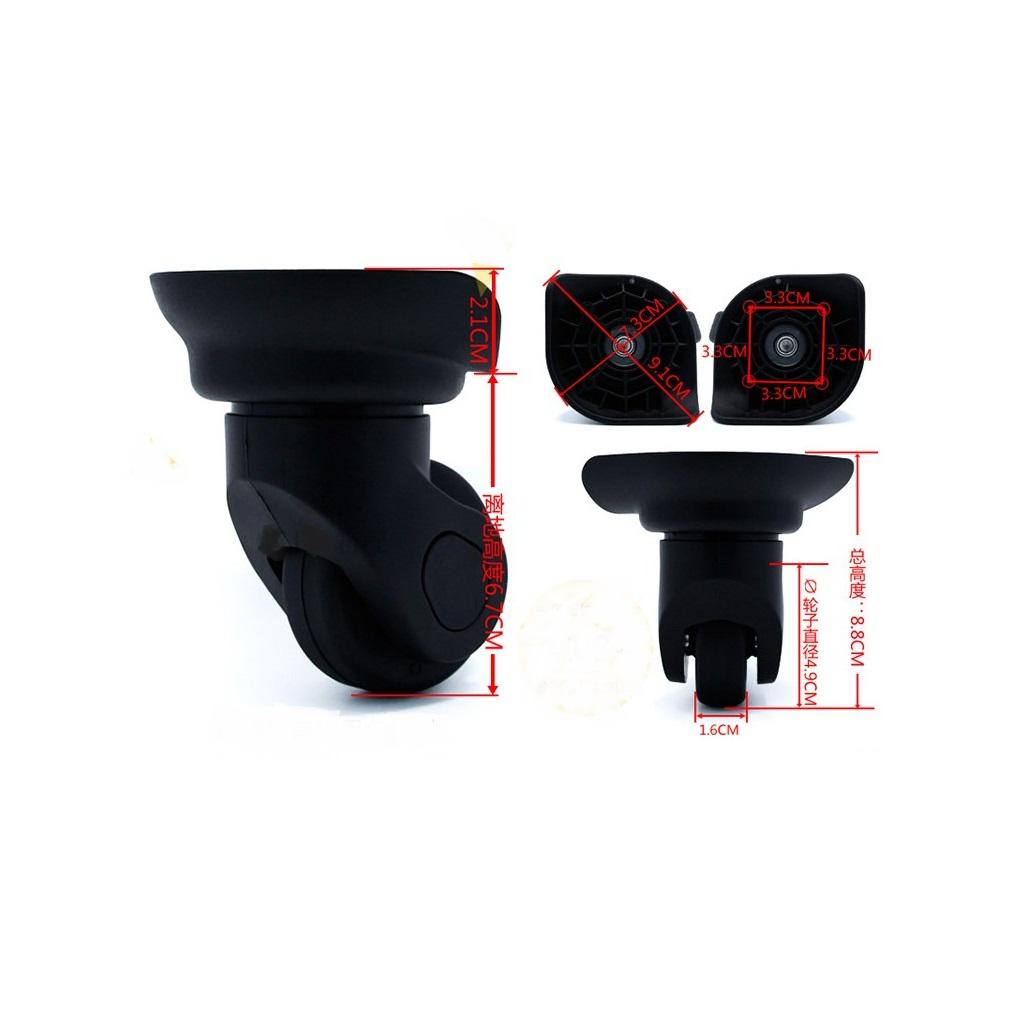 Suitcase Wheels 49mm PVC Doubl - огляд і ціна Silent Replacement Luggage Wheels