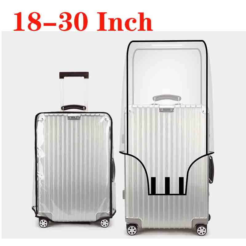 18-30 Inch Suitcase PVC Cover  - огляд і ціна Luggage Protective Cover Transparent