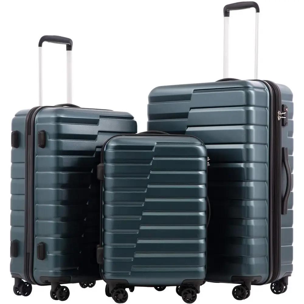 3-Piece Hard Shell Spinner Sui - огляд і ціна Expandable Hard Shell Luggage Set
