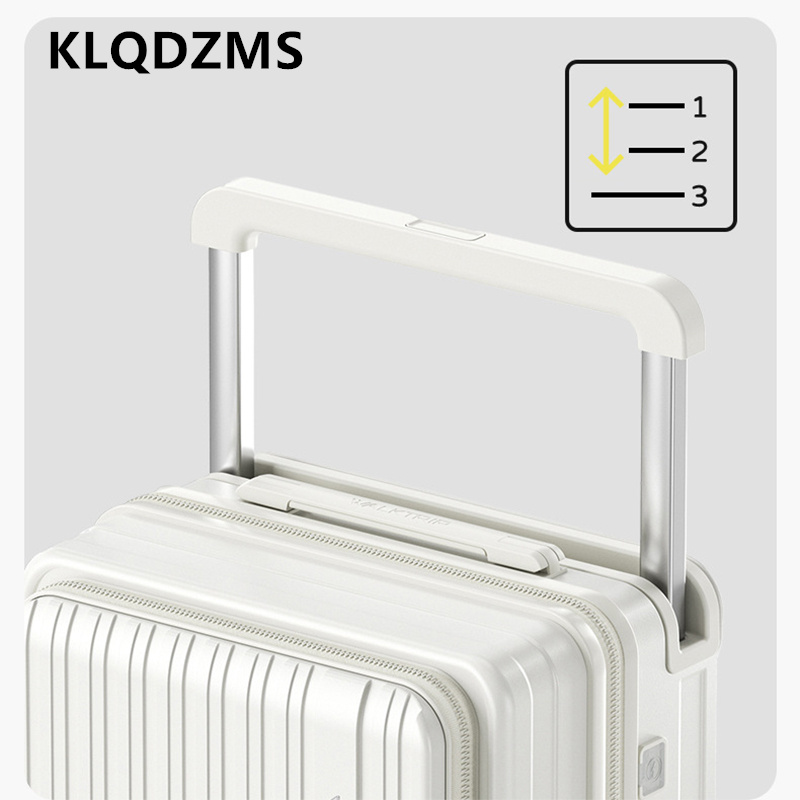KLQDZMS Charging Suitcase Fron - огляд і ціна Front Opening Laptop Luggage 24 Inch