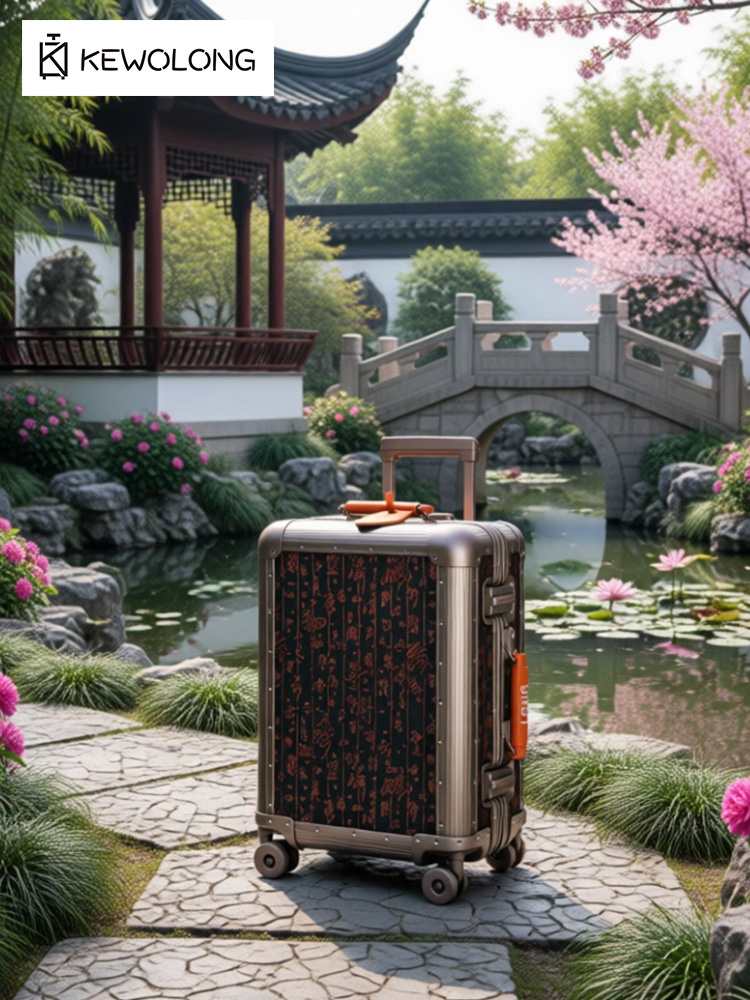 Full Aluminum Magnesium Alloy  - огляд і ціна Spinner Wheel Rolling Suitcase 20 Inch