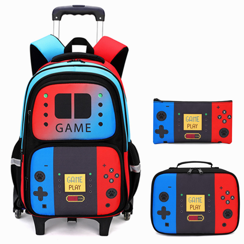 3PCS Kids Rolling Backpack for - огляд і ціна Foldable Rolling Luggage Bag