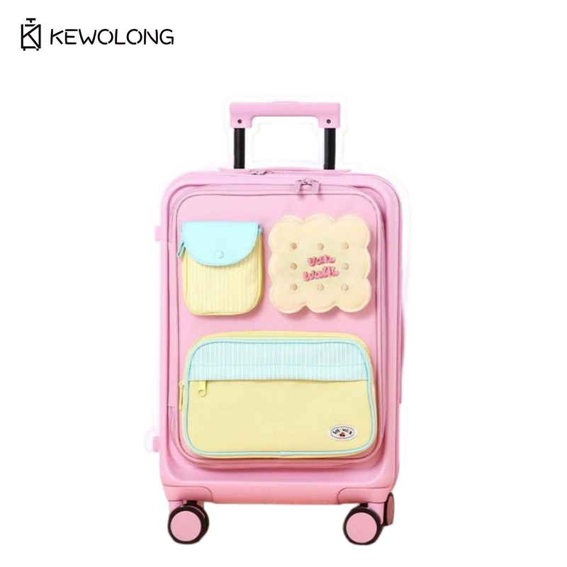 20 Inch Cute Front Opening Spi - огляд і ціна Spinner Wheel Rolling Suitcase 20 Inch