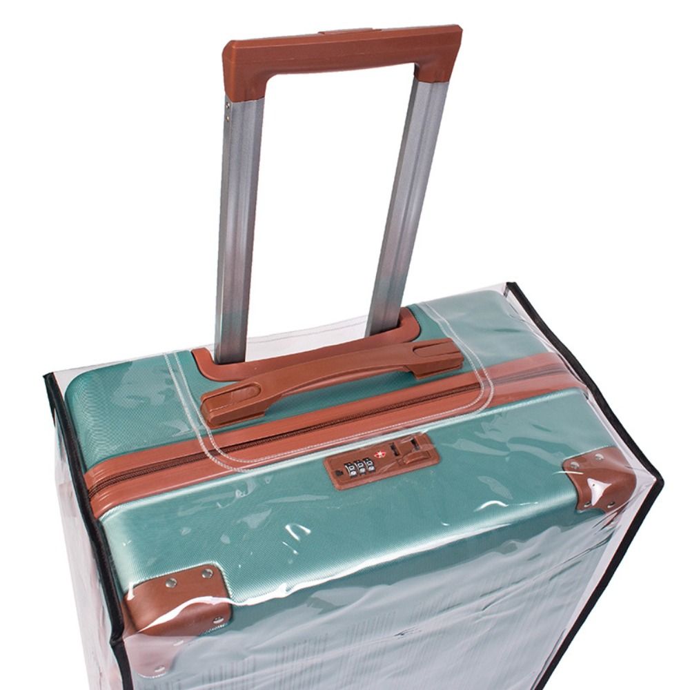 Transparent PVC Waterproof Pro - огляд і ціна Luggage Protective Cover Transparent