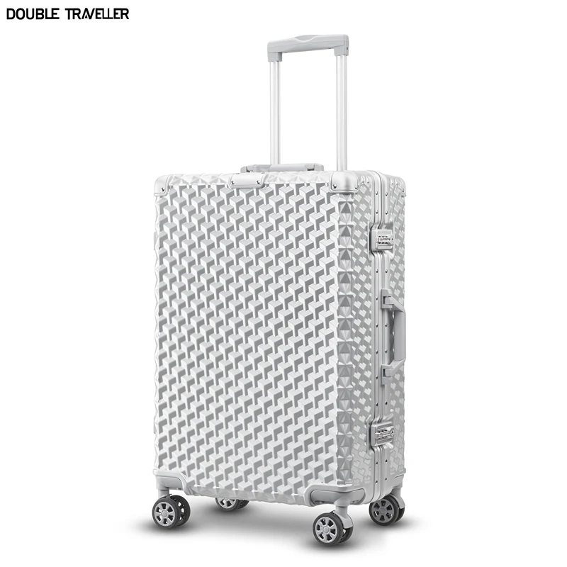 New Travel suitcase,password b - огляд і ціна Aluminum Frame Carry On Luggage