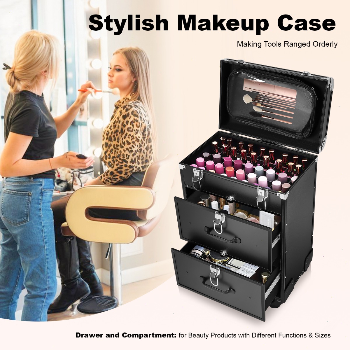 Professional Makeup Train Case - огляд і ціна Backpacks