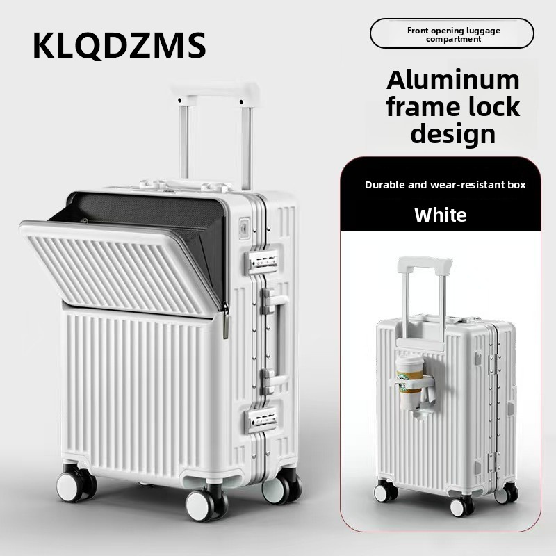KLQDZMS Multifunctional Suitca - огляд і ціна Front Opening Laptop Luggage 24 Inch